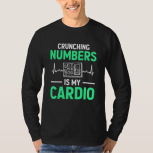 Cijfers Kraken is Mijn Cardio Auditor Boekhouding T-shirt