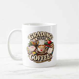 Cijfers Maken Koffie Nodig Docent Mok