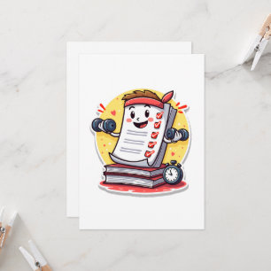 Cijfers Oordelen Is Mijn Cardio cadeau voor lerare Kaart