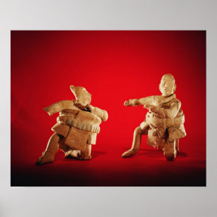 Cijfers van ceremoniële ballspelers poster