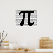 Cijfers van het poster van Pi (Keuken)