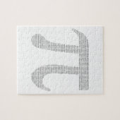 Cijfers van Pi Legpuzzel (Horizontaal)