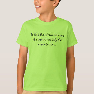 Cijfers van Pi T-shirt