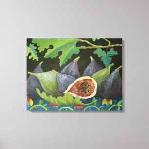 Cijfers zwart 2014 canvas afdruk