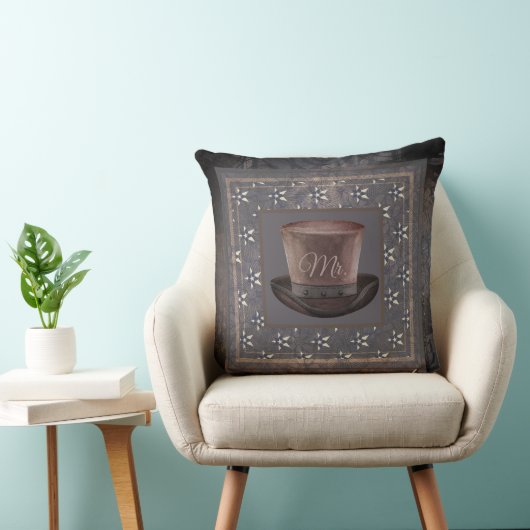 Cilinder pet Steampunk "Mr." Sierkussen (Stoel)