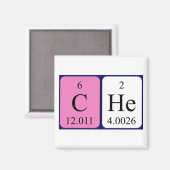 Cilindervormige naam magnet magneet (Voorkant / Achterkant)