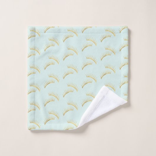 Cils Dorés Menthe (Gant de toilette)