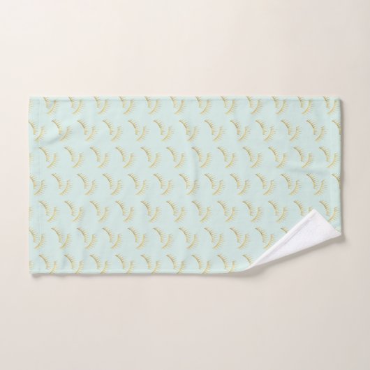 Cils Dorés Menthe (Serviette à main)