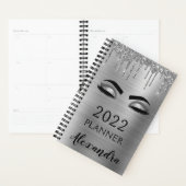 Cils Pailletés Argent 2022 Glamour (Devant avec enveloppe)