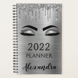 Cils Paillettes Argentées 2022 Glamour