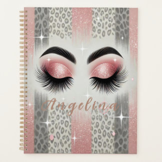 Cils scintillants rose glamour