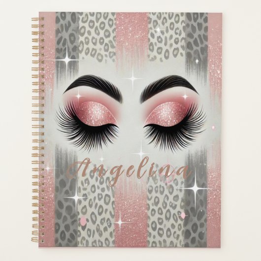 Cils scintillants rose glamour (Devant)