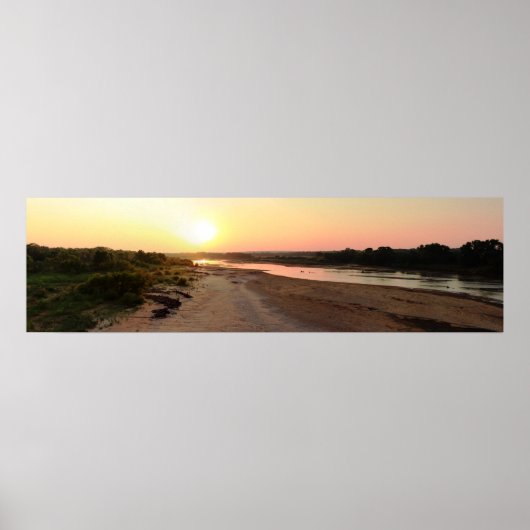 Cimarron River Sunset, juni 2012 - II Poster (Voorkant)