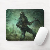 Cimetière de zombi, tapis de souris (Avec souris)