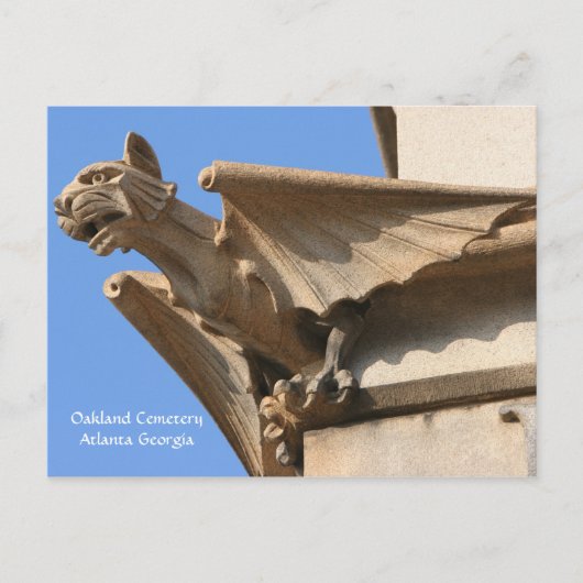 Cimetière d'Oakland, Atlanta GA, Carte postale (Devant)