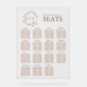 Cimetière en terre cuite Monogramme Mariage Siège (Recto)