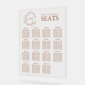 Cimetière en terre cuite Monogramme Mariage Siège (Angle)