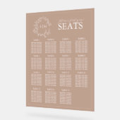 Cimetière en terre cuite Monogramme Mariage Siège (Angle)