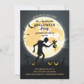 Cimetière Zombie Invitation de fête d'Halloween (Devant)