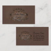 Cimier ~ Carte de visite / Emblem Couronne royale (Devant / Derrière)