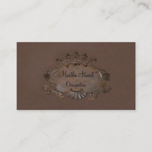 Cimier ~ Carte de visite / Emblem Couronne royale (Devant)