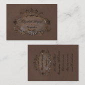 Cimier ~ Carte de visite / Emblème Couronne royale (Devant / Derrière)