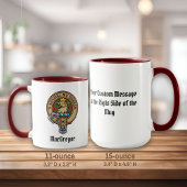 Cimier Clan Gregor sur Tartan Mug