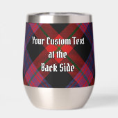 Cimier de Clan Brown sur tartan (Arrière)