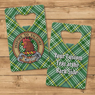 Cimier de coq Clan Currie sur Tartan