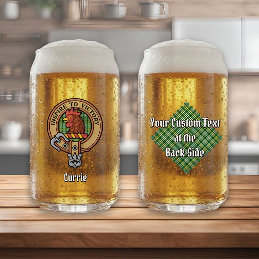 Cimier de coq Clan Currie sur Tartan