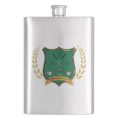 Cimier de GOLF avec couronne de Laurel et fiole de (devant)