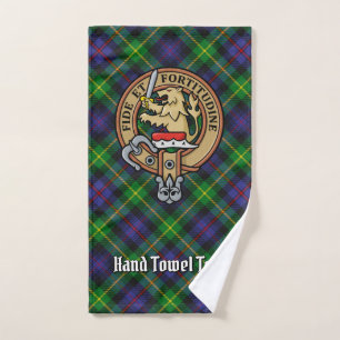 Cimier du clan Farquharson sur tartan