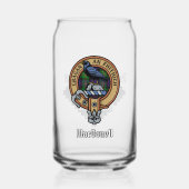 Cimier du clan MacDonell of Glengarry sur tartan (Recto)