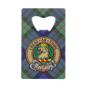 Cimier du clan MacLaren sur tartan (Devant)