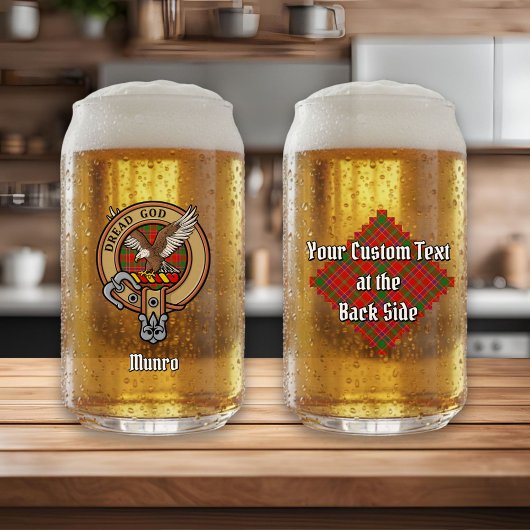 Cimier du clan Munro sur tartan