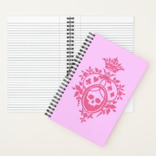 Cimier rose avec Carnet crâne et costumes