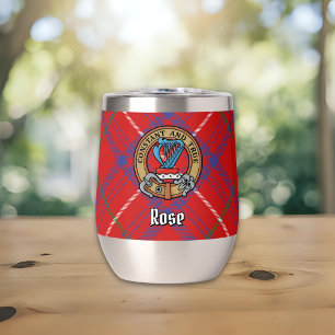 Cimier Rose de clan sur Tartan