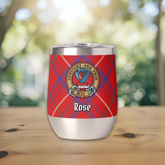 Cimier Rose de clan sur Tartan