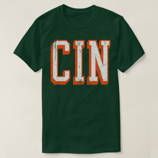 CIN-blok abv 4 T-shirt (Design voorkant)