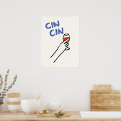 Cin Cin Poster (Keuken)
