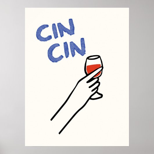 Cin Cin Poster (Voorkant)