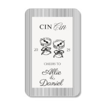Cin Cin Toast Matchbox met Coupe Glazen