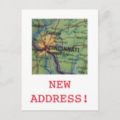 Cincinatti New Address faire-part (Devant)