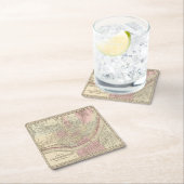 Cincinnati 2 vierkante kartonnen onderzetter (Insitu)