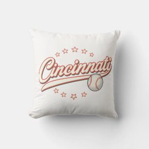 Cincinnati Baseball  Logo – Retro Sports Kussen