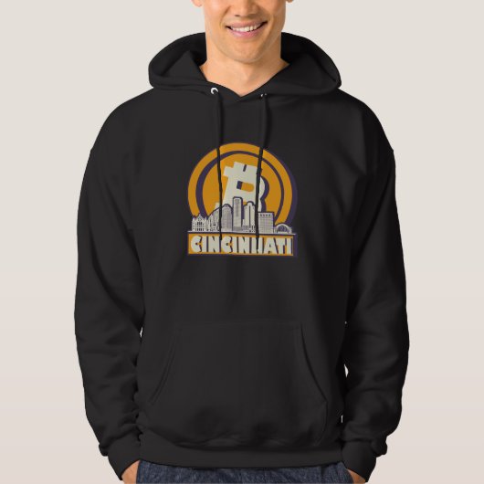Cincinnati Bitcoin Maximalist  Bitcoin Cincinnati  Hoodie (Voorkant)