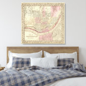 Cincinnati Canvas Afdruk (Insitu (Slaapkamer))