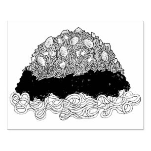 Cincinnati Chili Ohio OH Spaghetti Chili Food Rubberstempel