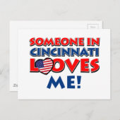CINCINNATI City design Briefkaart (Voorkant / Achterkant)