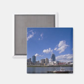 Cincinnati Cityscape Magnet Magneet (Voorkant / Achterkant)